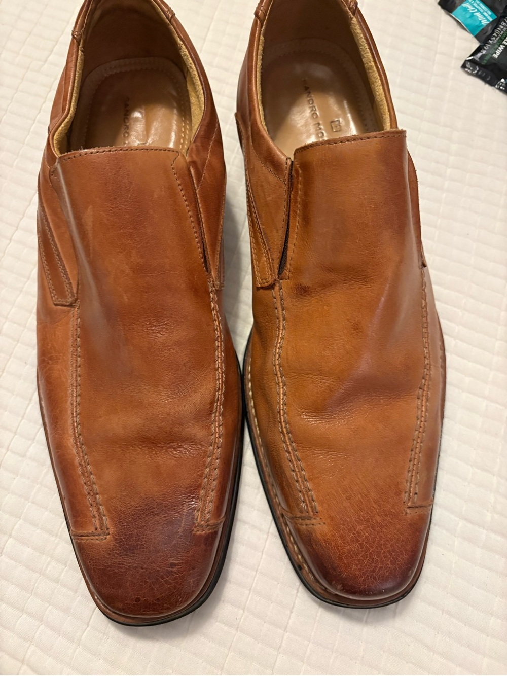 Sandro Moscoloni Brown Leather Loafers